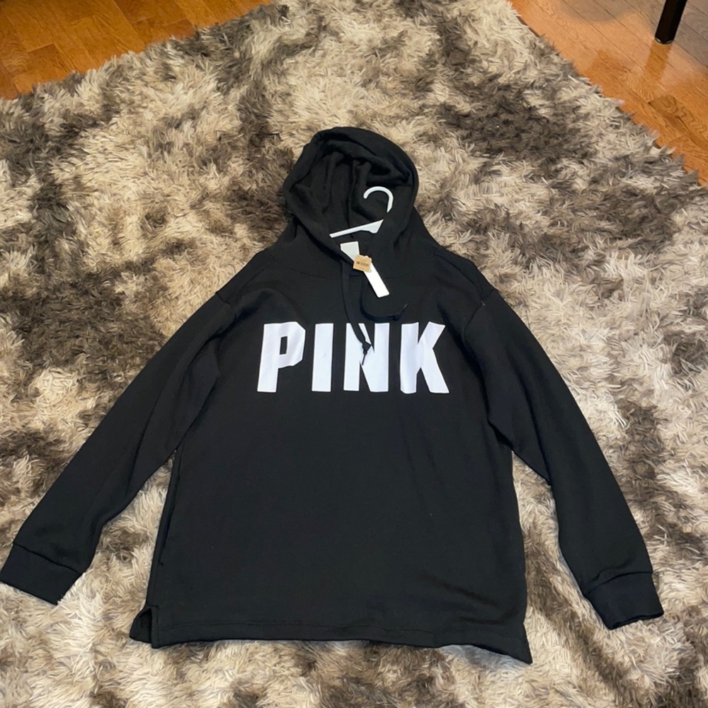 Pink by Victoria secret hooded sweatshirt size M